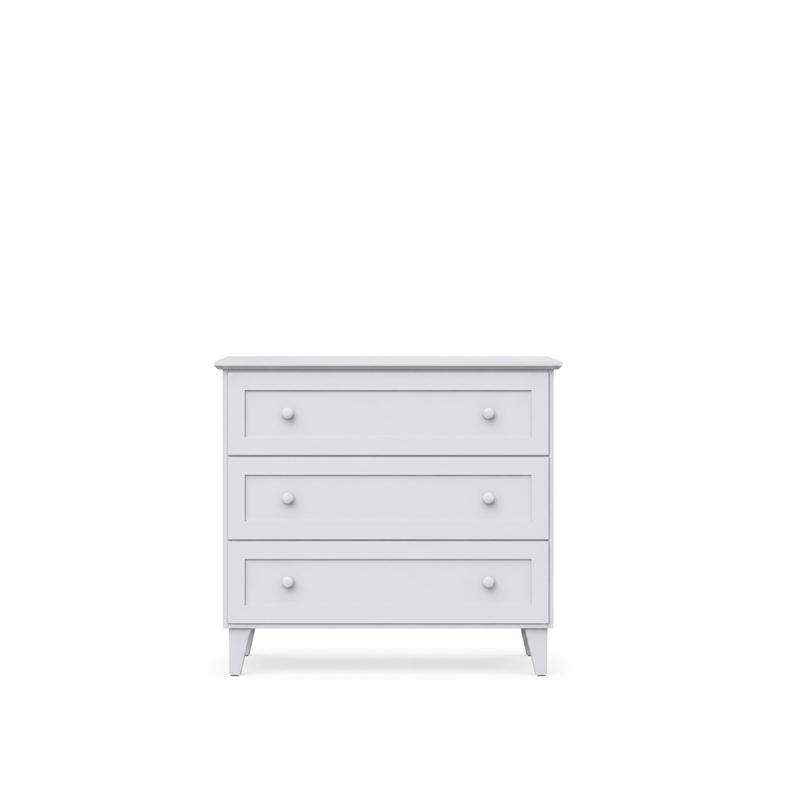 Commode z 3 tiroirmi en bois gris 105 cm – chambre, style scandinave
