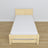 Lit pin incolore – tiroir na matelas, détails en bois, Nizio Home