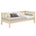 Sofa-lit en bois pin incolore – chambre d'enfant, style scandinave Nizio