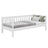łóżko sofa N03 drewniane w kolorze na zamówienie RAL/NCS – lite drewno, Nizio