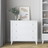 Commode 3S en bois blanc – szuflady otwarte, pojemne l'intérieur rangements