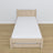 Lit chêne blanchi – tiroir na matelas, détails en chêne, Nizio Home