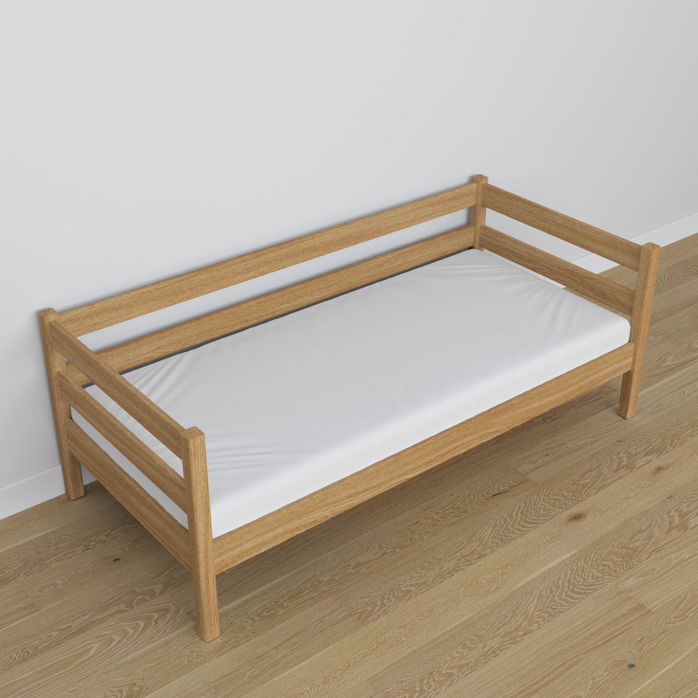 Sofa-lit chêne naturel en chêne – dimensions et schéma, Nizio