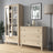 Commode 3S chêne blanchi en chêne – vue de côté, kompaktowa forme