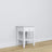 Wooden bedside table 1S N01 Scandi white