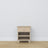 Bedside table with drawer N02 oak bleached oak – bedroom, Scandinavian style