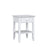 Wooden bedside table 1S N01 Scandi white