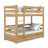 Lit superposé avec tiroir en chêne chêne naturel – chambre d'enfant, bois massif, scandinave