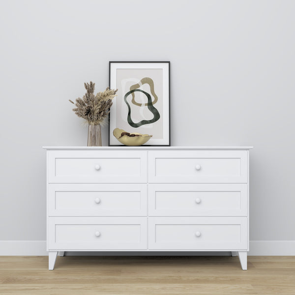 commode 6S 154 Scandi en bois dans la couleur sur commande RAL/NCS – bois massif, Nizio