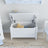 Wooden chest Scandi white
