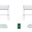 Wooden loft bed N01 RAL/NCS