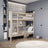 Lit superposé chêne blanchi dans la chambre d'enfant – décoration scandinave, en chêne