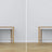 Wooden desk 3S Scandi white / natural oak