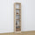 Bookcase oak bleached oak – living room and office, solid wood, Scandinavian style Nizio