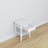 Wooden bedside table 1S N01 Scandi white