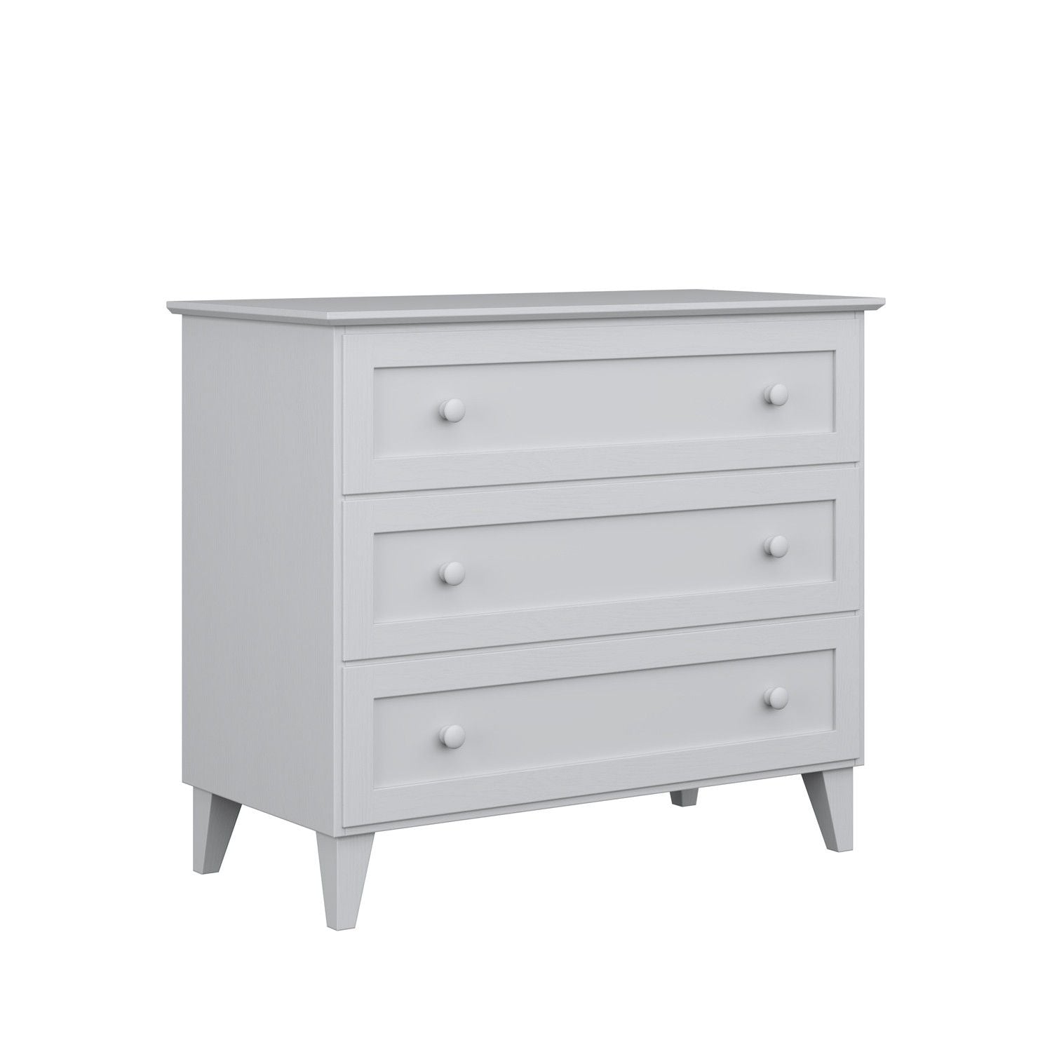 Commode 3S en bois gris 105 cm w chambre – décoration scandinave