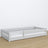 Lit bas en bois gris – détails des assemblages, Nizio Home