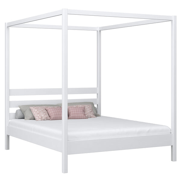 lit double à baldaquin N01 RAL/NCS – en bois, couleur adaptée à l'intérieur, Nizio Home