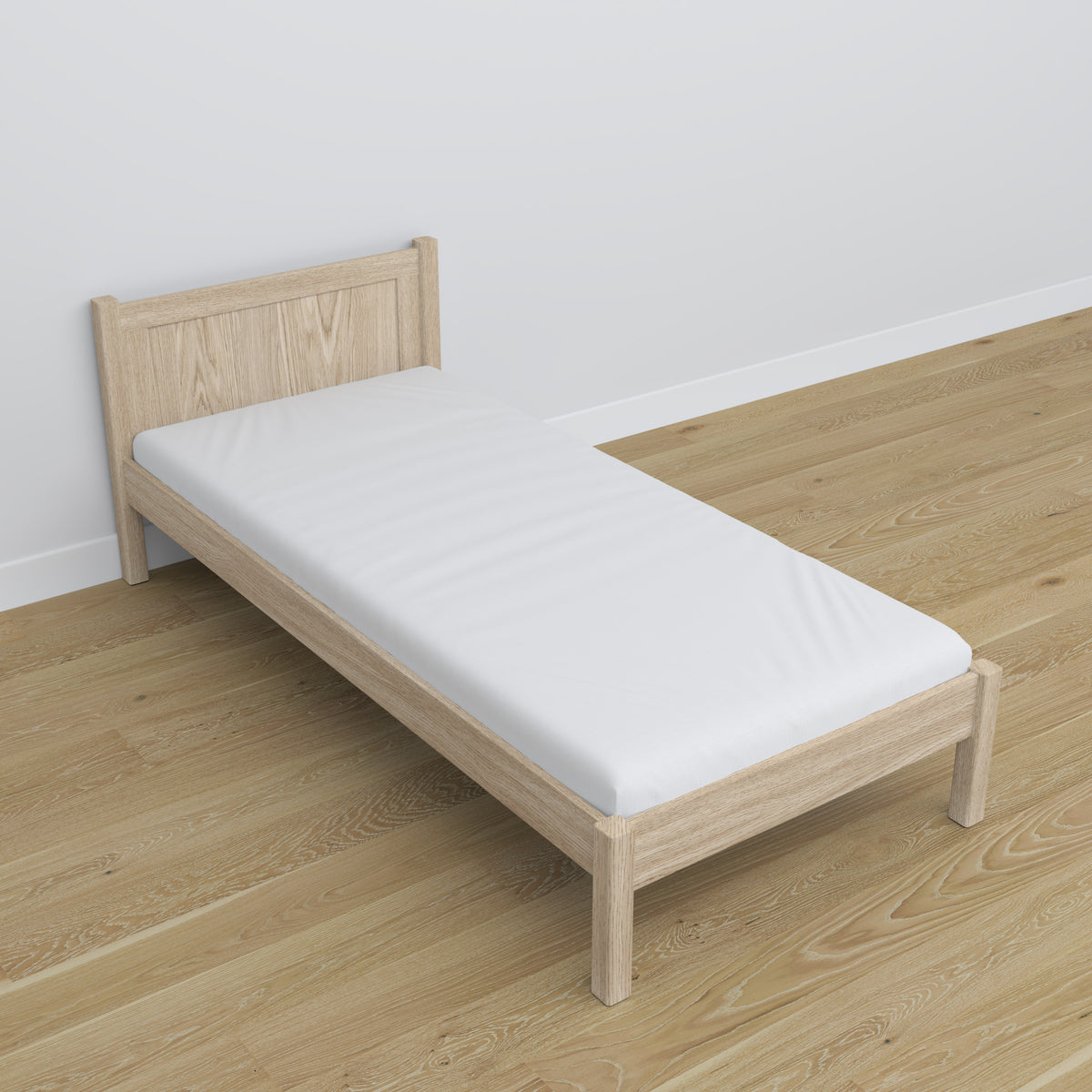 Sommier en pin Nizio pour lit simple – base durable