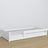 Lit bas en bois blanc – détails des assemblages, Nizio Home