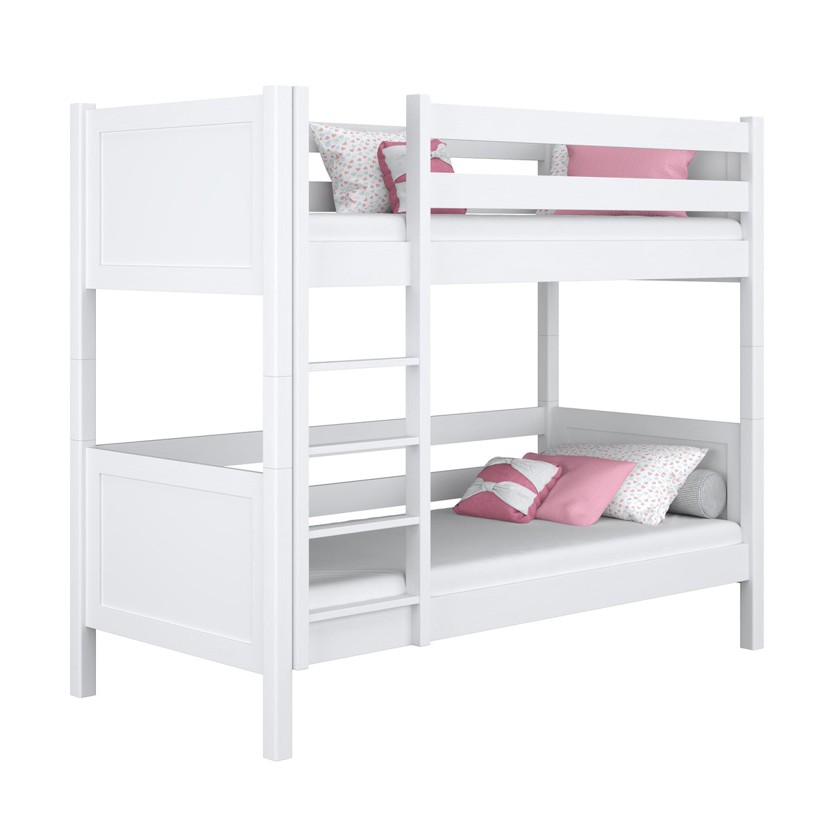 lit superposé N02 en bois dans la couleur sur commande RAL/NCS – bois massif, Nizio