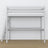 Lit mezzanine gris avec bureau – espace d'apprentissage sous la chambre, en bois