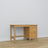 Bureau 3S pin naturel – en pin, plateau compact, vue frontale, Nizio