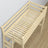 Lit mezzanine en bois pin incolore – espace libre sous la chambre, Nizio