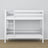 Lit superposé blanc en bois – vue de côté, Nizio Home
