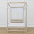 Bleached Oak Canopy Bed – Open Drawer, Oak, Nizio Home