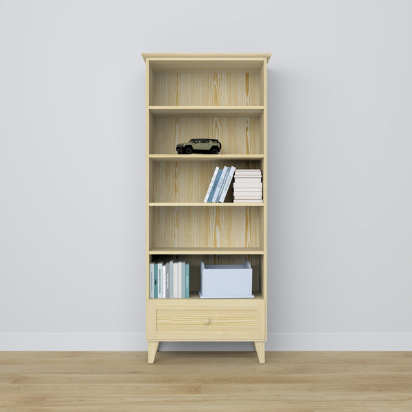 Pine shelf 1S 80 Scandi clear pine