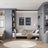 Sofa-lit chêne blanchi dans la chambre d'enfant – décoration scandinave, en chêne