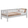 Sofa-lit en bois gris – chambre d'enfant, style scandinave Nizio