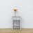 Wooden bedside table 1S N01 Scandi grey