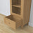 Oak display cabinet 1S 57 Scandi oak natural