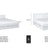 Lit double avec tiroir en bois blanc – vue en biais, chambre scandinave