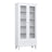 Vitrine 1S en bois blanc dans le salon – décoration scandinave, Nizio