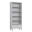 Étagère 1S 80 gris en bois – vue de côté, profondeur i profil