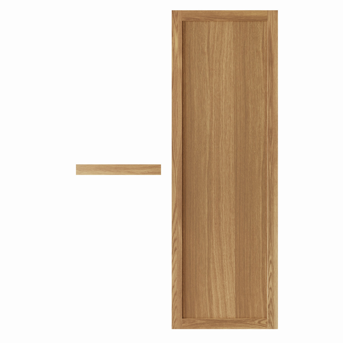 Façade de meuble en chêne naturel