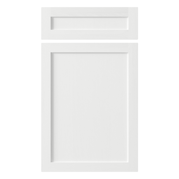 Façade de meuble en hêtre blanc