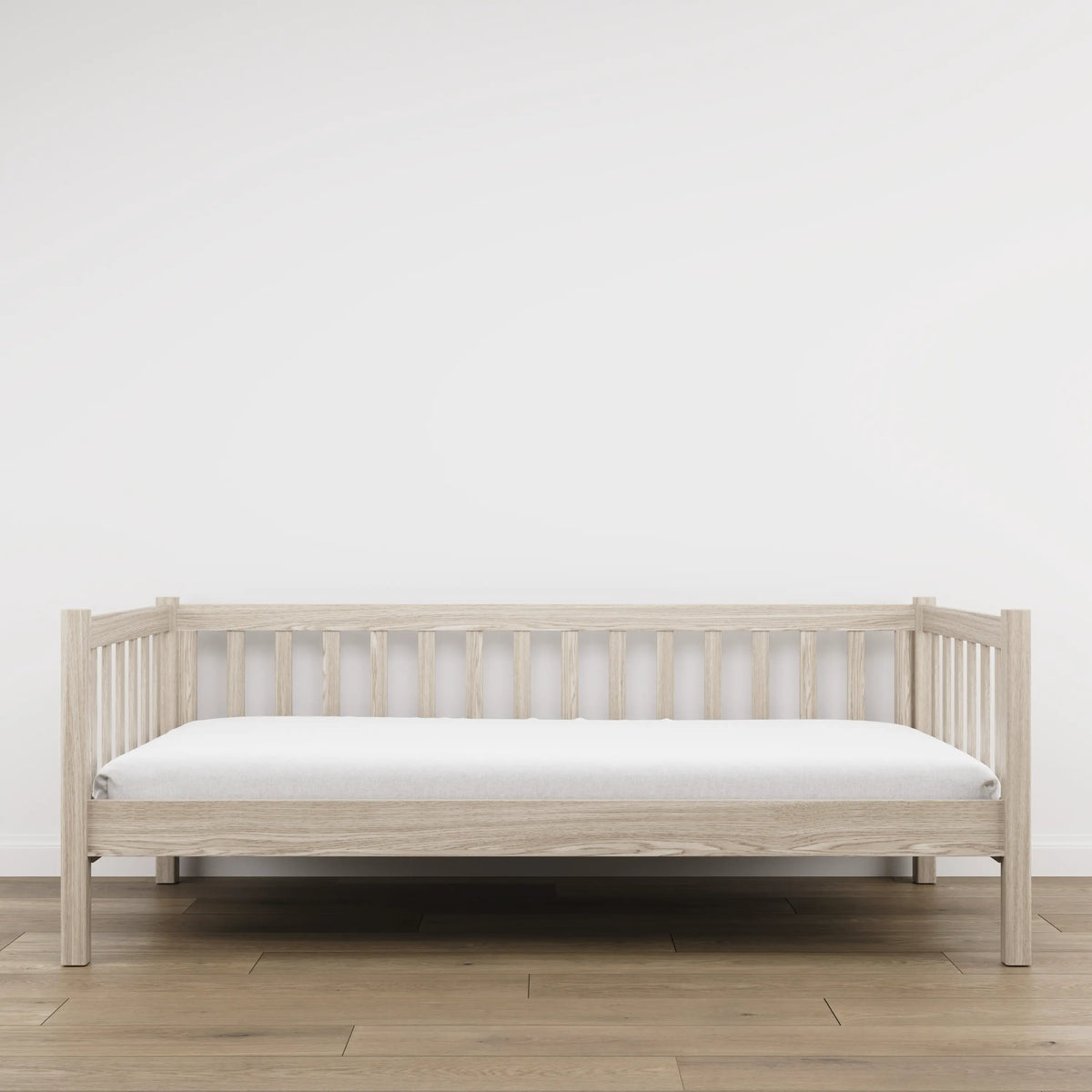 Sofa-lit chêne blanchi en chêne – dimensions et schéma, Nizio