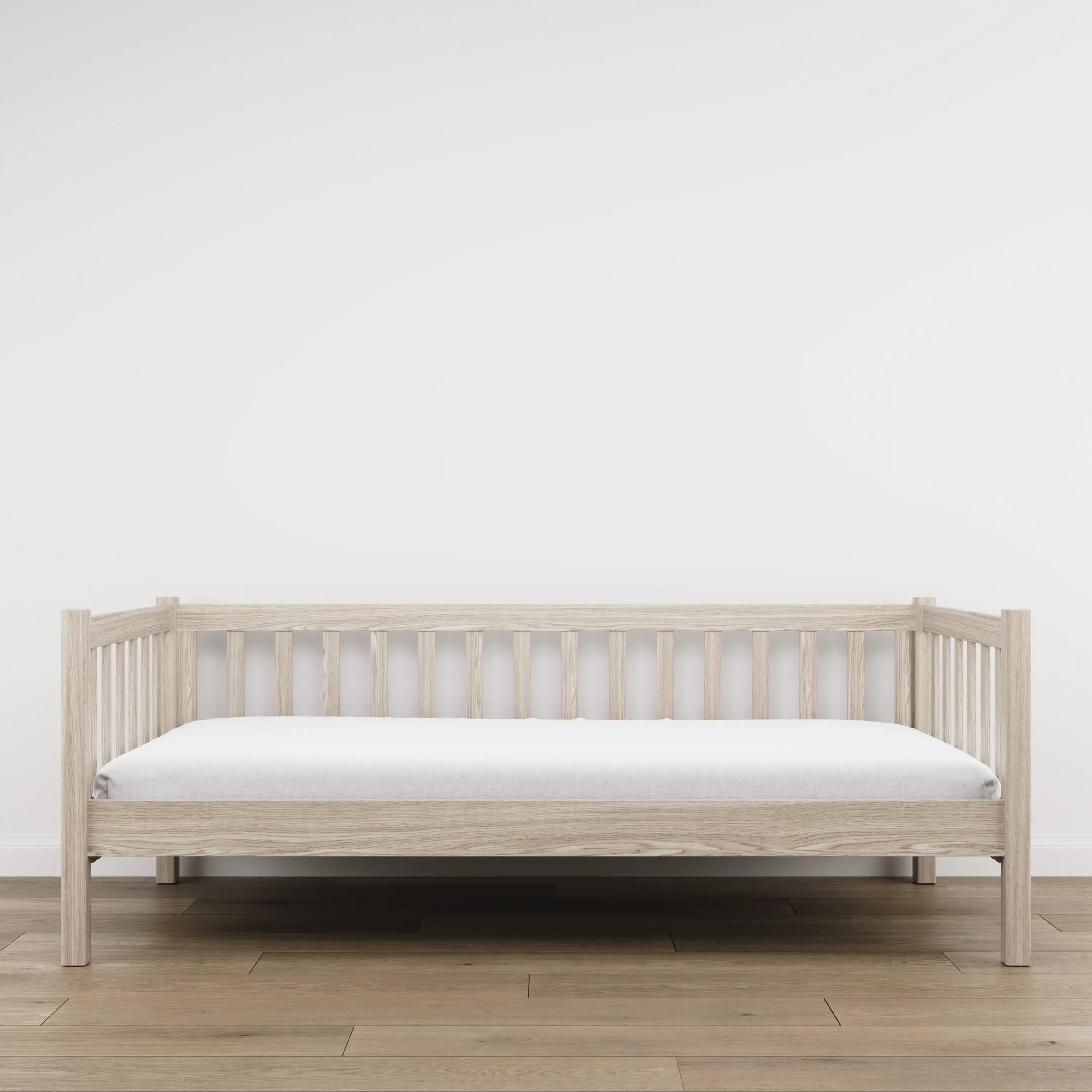 Sofa-lit chêne blanchi en chêne – dimensions et schéma, Nizio