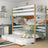 Sommier en pin Nizio Home – pour lits superposés et mezzanine