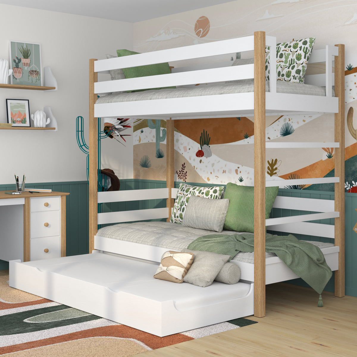 Sommier en pin Nizio Home – pour lits superposés et mezzanine