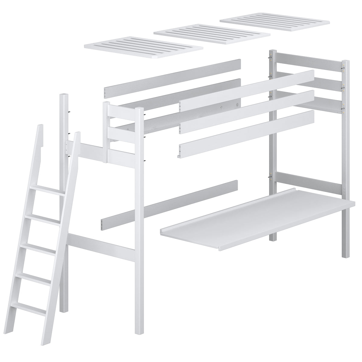 Sommier en pin Nizio pour lit mezzanine – compatible avec chaque modèle