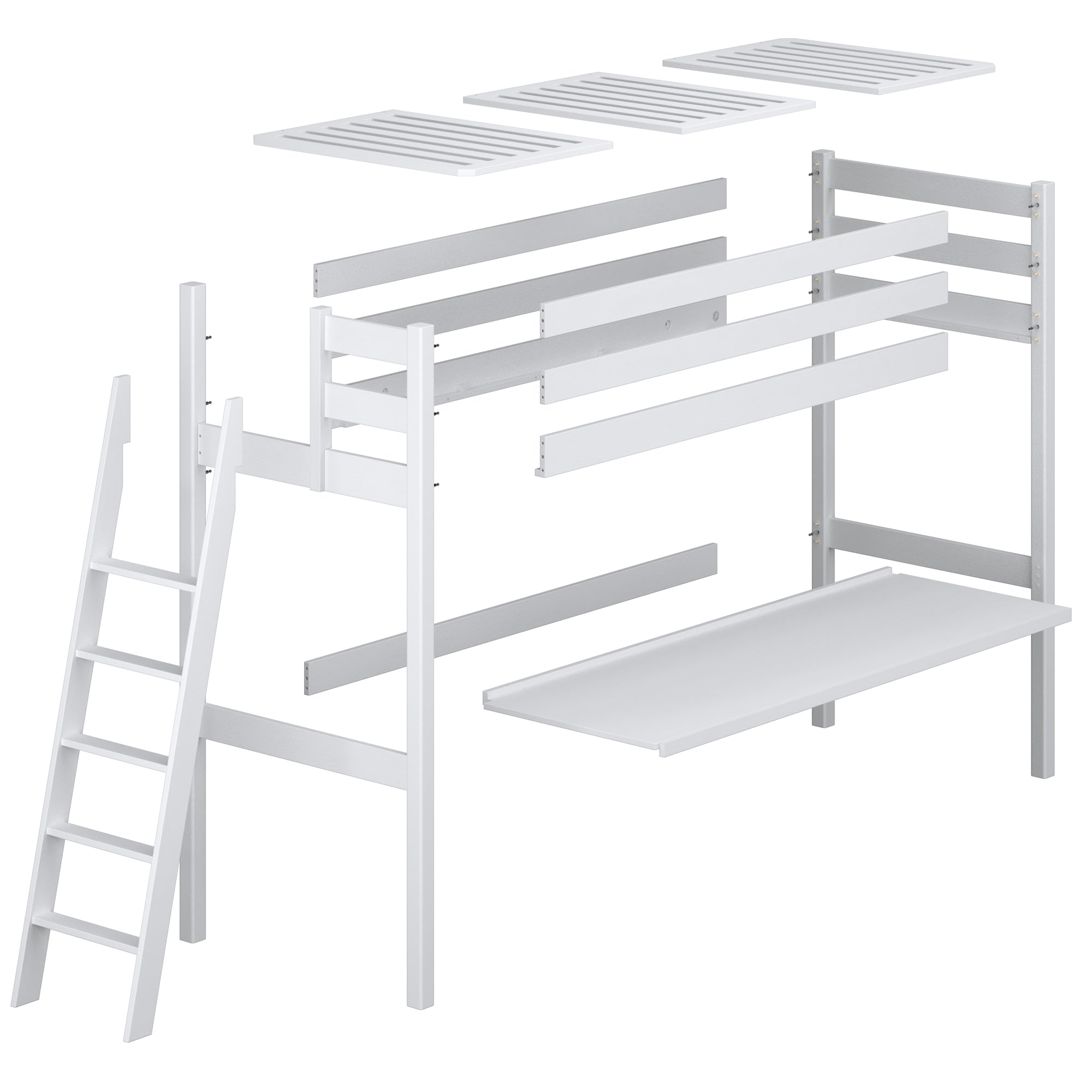 Sommier en pin Nizio pour lit mezzanine – compatible avec chaque modèle