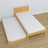 Lit avec tiroir pour matelas pin naturel en bois – dimensions, Nizio