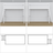 Lit mezzanine en bois blanc – vue du dessus na espace couchage