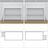 Lit mezzanine en bois blanc – vue du dessus na espace couchage