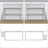 Lit mezzanine en bois gris – vue du dessus na espace couchage